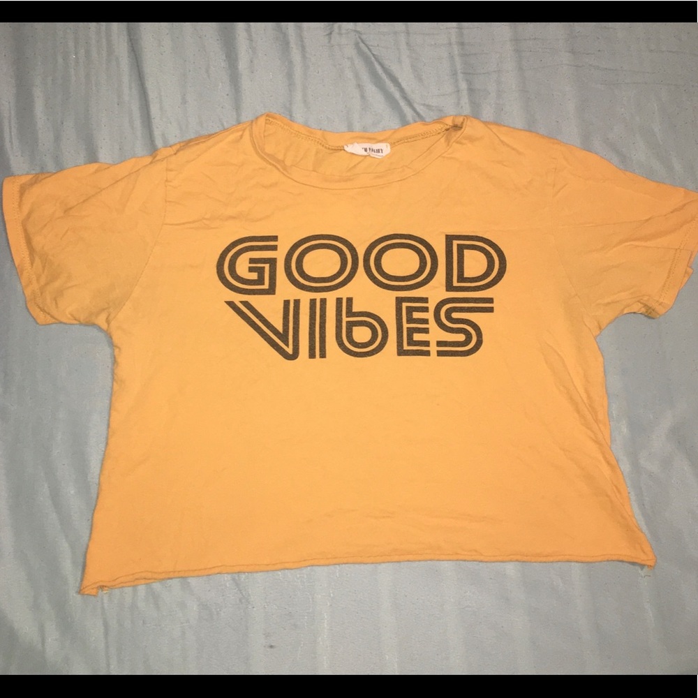 Yellow Good Vibes Tee